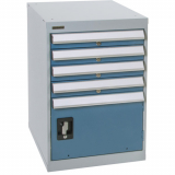 MHR-FH670 FH670 Pedestal Workbench with One Door & Four Drawers, 4 Dra