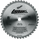 MPT-MI48404515 MILWAUKEE #48-40-4515 CIRC SAW BL METAL CUT 8" 42T