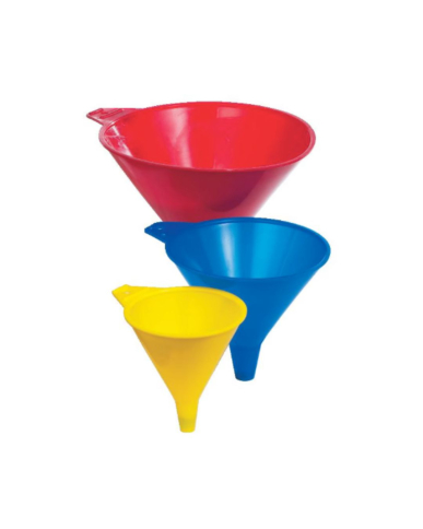 OF1-02831236 028-3123-6 Stacked Funnels Set, 3-pk Assorted Sizes 4",6",8"