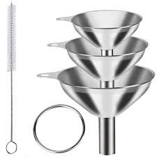 OF1-B0DWFNR1HC LMOSZUAK B0DWFNR1HC Stainless Steel Funnels 5 Different Size