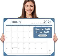 OF1-B0FH75CKW5 B0FH75CKW5 Super Large Desk Calendar 2025-2026 for Canada, 2