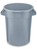 OF1-H1045GR H-1045GR, RUBBERMAID&reg; BRUTE&reg; TRASH CAN - 32 GALLON, GRAY