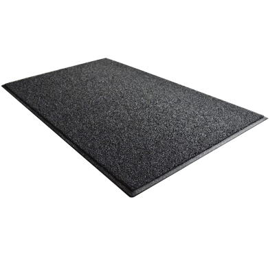 OF1-H7914BL H-7914BL Vinyl Loop Mat - Black