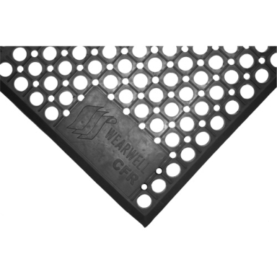 OF1-NB630 WEARWELL NB630 WorkSafe&reg; Light Mats, Slotted, 3' x 10' x 1/2