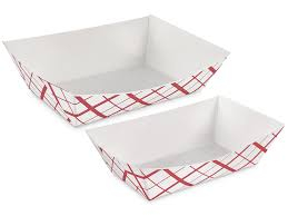 OF1-S25231 S25231, PAPER FOOD TRAY, 9 1/2 x 6 1/2 x 2 1/4"