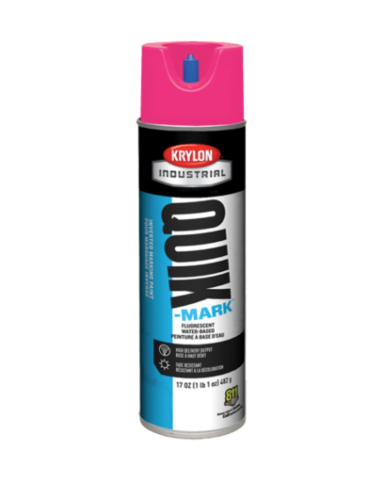 PA1-A03612004 KRYLON  QUIK-MARK,WATER BASED,INVERTED,FLUOR PINK,567G
