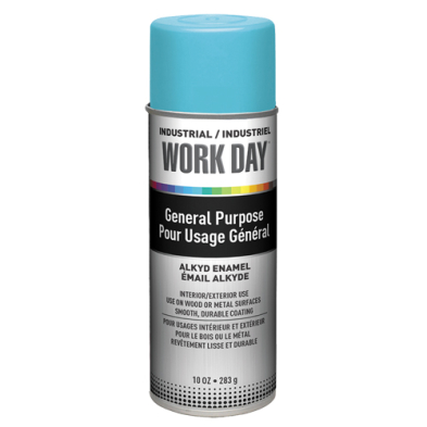 PA1-PAINTSKYB WORKDAY #A04409007 SPRAY PAINT GLOSS ENAMEL SKY BLUE 10OZ