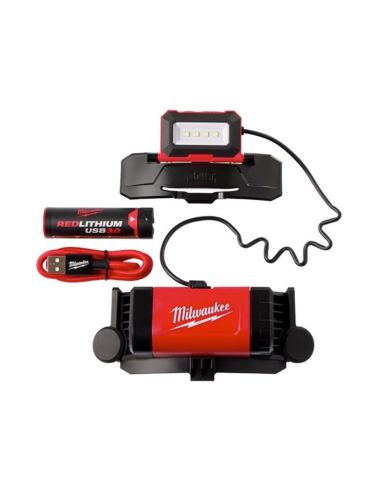 PL1-211821 MILWAUKEE BOLT REDLITHIUM USB HEADLAMP