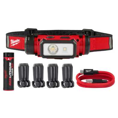 PL1-216321 MILWAUKEE 2163-21 REDLITHIUM USB Hard Hat Headlamp