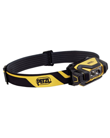PL1-E120AA00 PETZL E120AA00 PIXA HEADLAMP WATERPROOF 450 LUMENS BLK/YLW