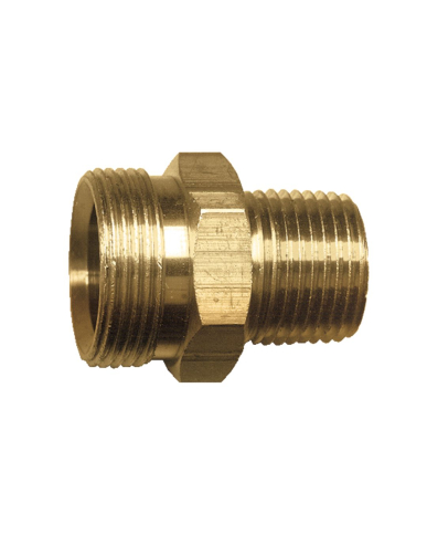 PN1-41348CWH AIR BRAKE HOSE ADAPTOR 7/8-20 TO 3/8 MPT: WIDE HEX