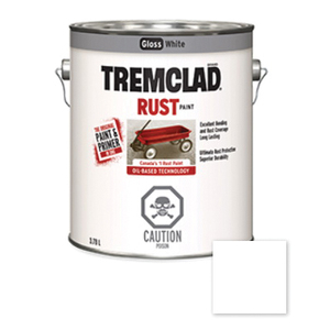 PNT-RU27025X155 PAINT RUST 3.78L LIQ GLOSS WHT CAN