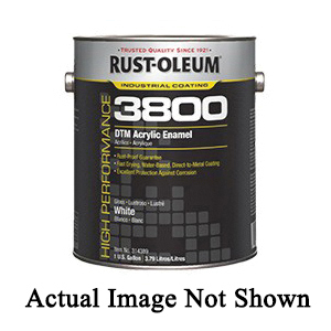 PNT-RU315506 RUSTOLEUM 3800 ACRYLIC ENAMEL,SILVER GRAY,1 GAL
