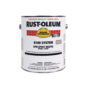 PNT-RU9192402 RUSTOLEUM 9100 EPOXY MASTIC,WHITE ,1 GAL