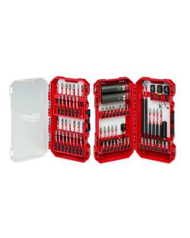 PTH-48325128 MILWAUKEE "SHOCKWAVE" IMPACT DRIVER SET,70 PCE