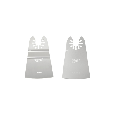PTH-49252202 MILWAUKEE OPEN-LOK 2" RIGID & 2" FLEXIBLE SCRAPER 2PC PACK