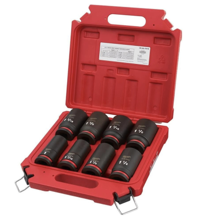 PTH-49667018 MILWAUKEE SHOCKWAVE IMPACT DUTY 3/4"DR SAE 8PCS SOCKET SET