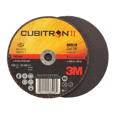 PTH-66518 3M 66518 CUBITRON CUTTING WHEEL T1 4" X 0.035" X 3/8"