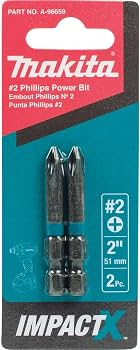 PTH-A96665 MAKITA IMPACTX #2PH X 2" DRIVE BIT, (PK/5)