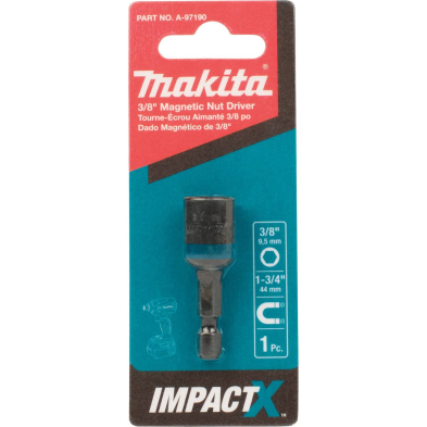 PTH-A97190 MAKITA IMPACTX MAGNETIC NUTSETTER 3/8" X 1-3/4"