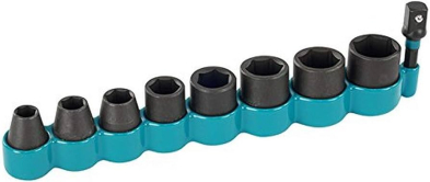 PTH-A98740 MAKITA IMPACTX SOCKET SET,3/8"DR,9 PCE,SAE