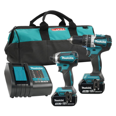 PTH-DLX2180S DLX2180S TOOL KIT 1/2 HAMMER DRILL, 1/4 IMPACT W/BATT MAKITA