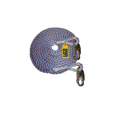 SA1-1202790C 1202790C  DBI-SALA&reg; Rope Lifeline with 2 Snap Hooks 50 ft