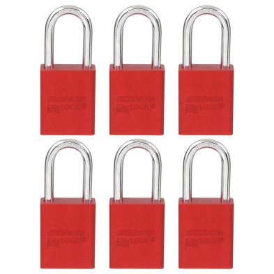 SA1-A1106REDKA/15 AMERICAN LOCK A1106 RED KEYED ALIKE SET OF 15