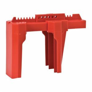 SAA-BS08ARD BS08A-RD 4-LEG BALL VALVE LOCKOUT - LARGE RED