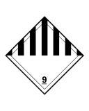 SAC-SS066 SS066 Brady MIsc Danger TDG Placard Plastic