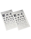 SAD-90011244 AMG 900-11244 Snellen Eye Chart - 10 Foot