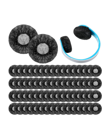 SAD-B0CHFLFQLJ HOTEAM B0CHFLFQLJ 500 Pieces Disposable Black Non-Woven Earp