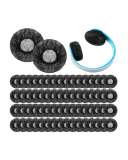 SAD-B0CHFLFQLJ HOTEAM B0CHFLFQLJ 500 Pieces Disposable Black Non-Woven Earp