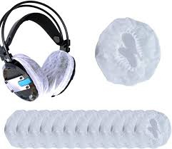 SAD-B0CM6L2RZM B0CM6L2RZM White Non-Woven Sanitary Headphone Ear Cover100PK