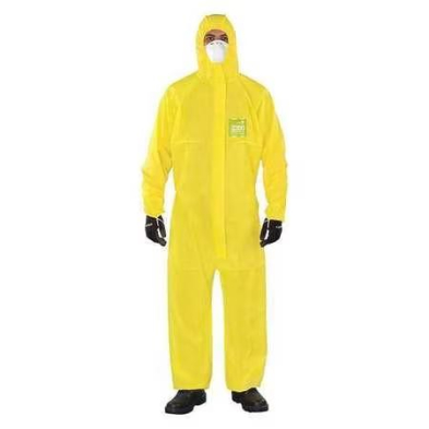 SAE-YY23B9211103 YY23-B-92-111-03 ALPHA TEC YELLOW CHEM SUIT M
