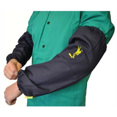 SAF-338318 33-8318 WELDAS FLAME RETARDANT 18" COTTON SLEEVES, BLUE XL