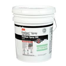 SAF-3MFDSPRAY200GRAY 3M FD-SPRAY-200-GRAY FIREDAM SPRAY, 5 GALLON PAIL