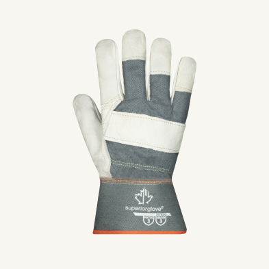 SAF-76YBDQ/XL SUPERIOR 76YBDQ/XL GRAIN COWHIDE PATCH PALM FITTERS CUFF