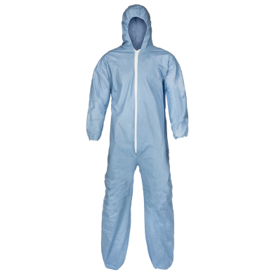 SAF-COVDIS07428BXXL 07428B FR DISPOSABLE COVERALL, BLUE, SIZE XXL