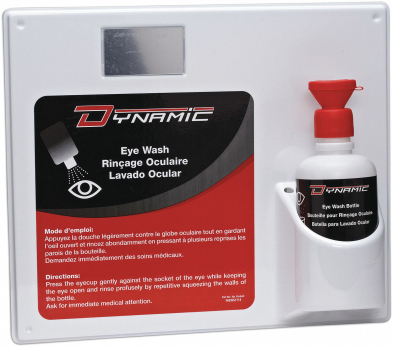 SAF-DYFAEWS1714E DYNAMIC FAEWS1714E EYEWASH STATION W/1 EMPTY 16OZ BTL
