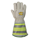 SAF-GL06365L 06-365 COWHIDE LINESMAN GLOVE,6"CUFF W/REF.STRIPES, LG.