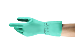 SAF-GL371758 ANSELL 37-175 SOL-VEX 15 MIL NITRILE GLOVE, SIZE 8