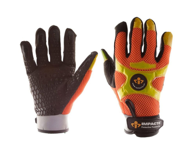 SAF-GLBGHIVISXXL IMPACTO BGHIVIS ANTI-VIBE HI VIZ AIR GLOVE, SIZE XXL