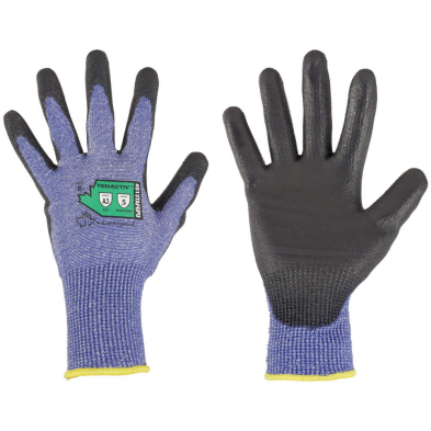 SAF-GLS13TAFGPU1M S13TAFGPU1 TENACTIV GLOVES, 13 GA. CUT-RESISTANT, BLUE, MED.