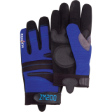 SAF-GLSEC799 SEC799 ZENITH HI VIS NAT.RUBBER ACRYLIC LINED GLOVES, SZ 9