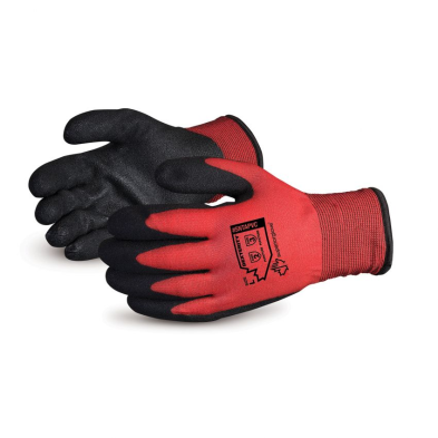 SAF-GLSNTAPVCM SNTAPVC DEXTERITY WINTER-LINED NYLON GLOVE W/PVC PALM, M