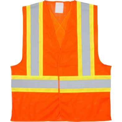 SAF-SCNSAR624 SCN #SAR624 TRAFFIC VEST, XL, W/2 REFLECTIVE BANDS
