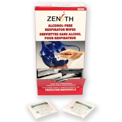 SAF-SCNSEE383 SEE383 RESPIRATOR WIPES (BOX OF 100)