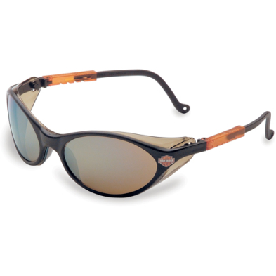 SAF-SGHD100 HARLEY-DAVIDSON SAFETY GLASSES HD100, SILVER FR. MIRROR LENS