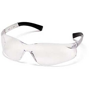 SAF-SGS2510S PYRAMEX S2510S ZTEK SAFETY GLASSES CLEAR FRAME & LENS